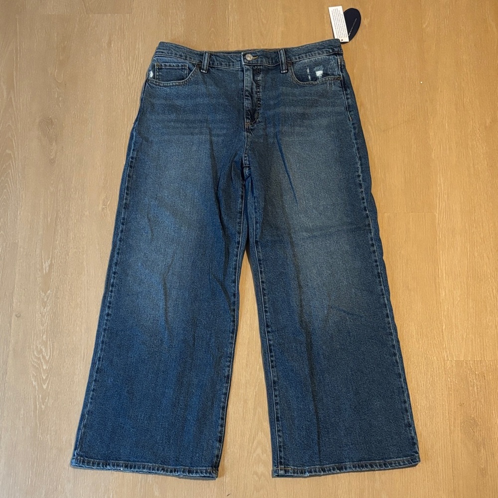 NWT Scoop Low Slung Wide Leg Jeans size 8